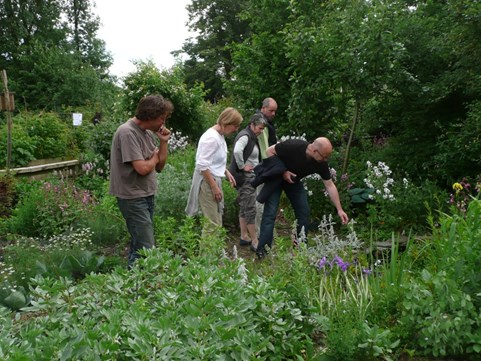 Ondanks de droogte was het groen en bloemrijk